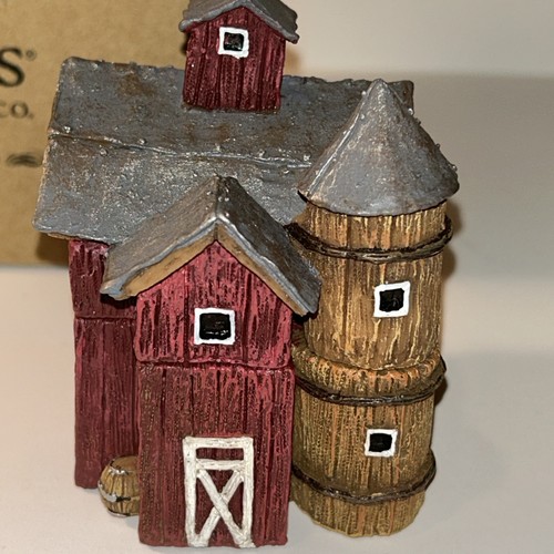 2009 Boyd's by Enesco große rote Scheune Schmuckschatulle mit Überraschungen innen 3,5" Höhe - Bild 2 von 18