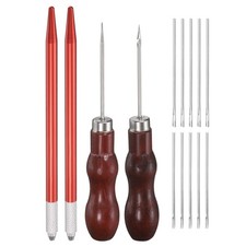 Doll Hair Rooting Holders Tool 0.6mm/0.8mm Rerooting Knitting Needles Red