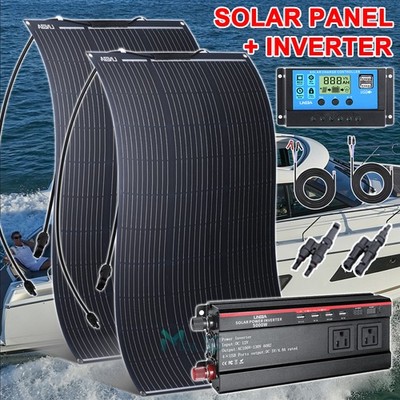 4X100w 400w Flexible Monocrystalline Solar Panel Kit for Home/Caravan/RV/Boat