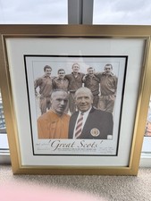 ?Two Great Scots?- Bill Shankly/Sir Matt Busby Signed By Dennis Law/Sandy Busby