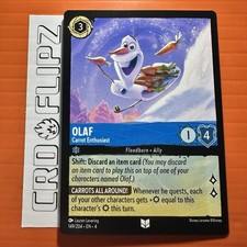 Olaf Carrot Enthusiast NM-MINT Disney Lorcana TCG non holo 149/204 EN4