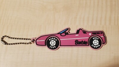 Barbie X Forever 21 Pink Convertible rubber keychain