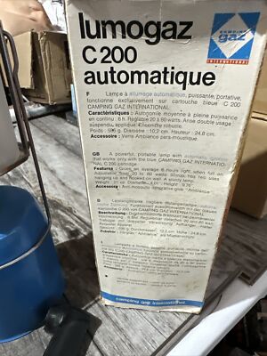 Vintage Lumogaz C 200 Lantern with Box and Manual | eBay