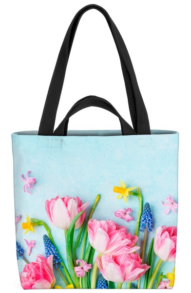 Blumen Tulpen Muttertag Geschenk Tasche Muttertag Geschenk Primmel Wiese Blumen-image