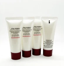 4 x Shiseido Clarifying Cleansing Foam 0.55 oz /15 ml each = 2.2 oz / 60ml