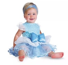 Disguise Disney Baby Girl Cinderella Halloween Infant Dress Costume Sz 12-18 mo