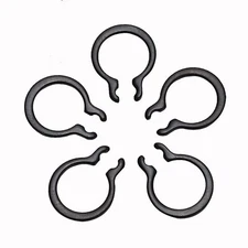 Black External Circlips Retaining Rings Snap CirClip DIN 471 for Shafts 3mm-9mm