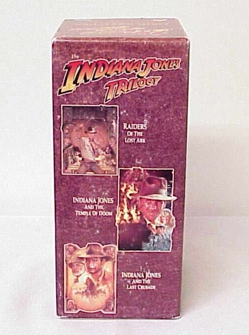 THE INDIANA JONES TRILOGY COLLECTOR'S EDITION BOX VHS VIDEO TAPE MOVIES Foto 4 de 4