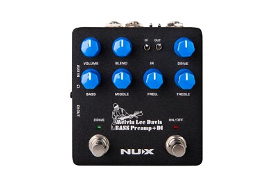 ギター NUX MLD Bass Preamp + DI NBP-5 New NUX NBP-5 Melvin Lee Davis Bass Preamp & DI Guitar Effects