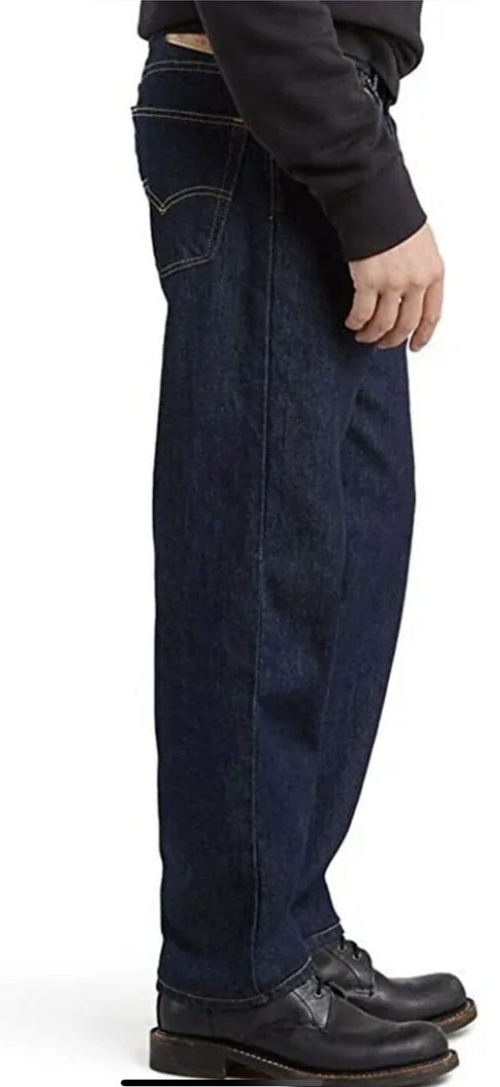 NWT Levi's 550 Relaxed MEN'S JEANS Dark Big & Tall 44x29 RINSED
