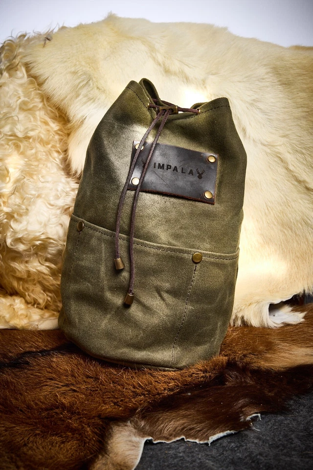 Bolsa organizadora Bushcraft, Bushcraft, bolsa organizadora de lona encerada para Bushcraft - Imagem 3 de 4