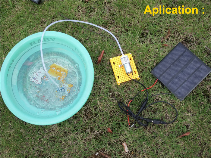 DC 3V12V Mini 370 Motor Air Pump Fish Tank Aquarium Oxygen Pump+Pipe