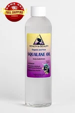 SQUALANE OIL ORGANIC OLIVE-DERIVED ANTI-AGING MOISTURIZER COLD PRESS PURE 8 OZ