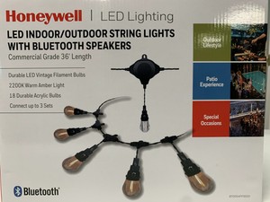 outdoor string lights with bluetooth speakers