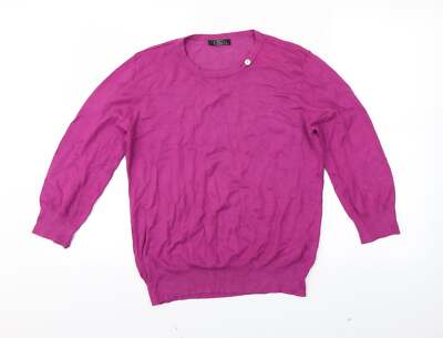 BM Damen Pullover rosa Viskosemischung Größe M