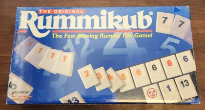 Pressman Rummikub Fast Moving Rummy Tile Game Brand New & Sealed