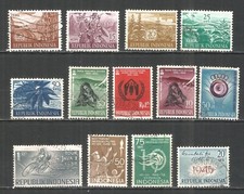 indonesia 1958-60 years, used stamps selection