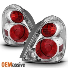 Fit 2005-2006 Altima Chrome Clear Tail Light Brake Lamp Replacement Pair Set