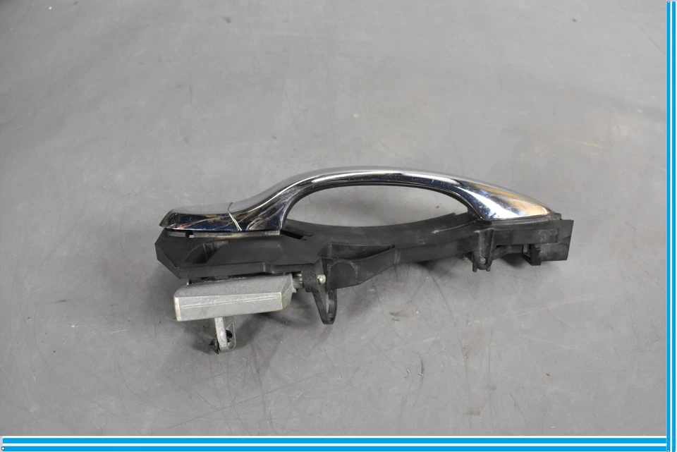 04-07 Jaguar XJ8 X350 Manija de puerta exterior trasera izquierda lado del conductor cromada OEM Foto 2 de 4