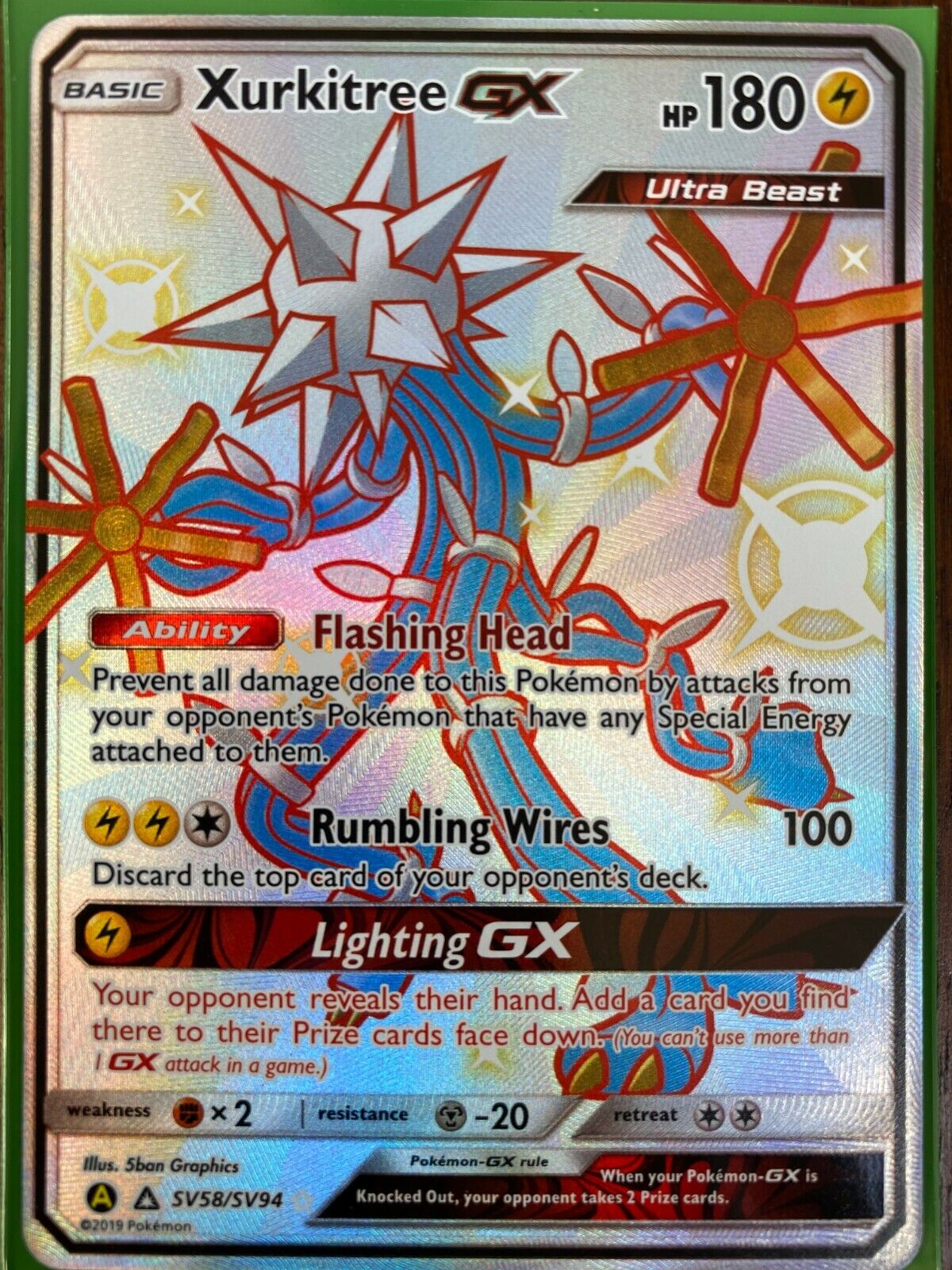 Xurkitree-GX (sma-SV58) - Pokémon Card Database - PokemonCard