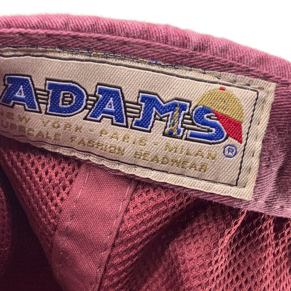 Canbury Homes red cotton dad cap adams quality View 5