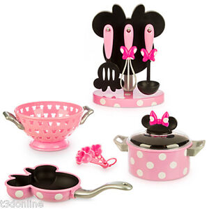  DISNEY  MINNIE  MOUSE  KITCHEN  COOKING PLAY SET  CHEF TOY 