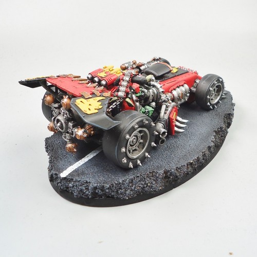 Ejército Warhammer 40K Ork Shokkjump Dragsta Pintado Y Basado - Picture 5 of 9