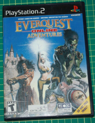 Sony PlayStation 2 Game:  Everquest Online Adventures