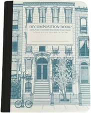Decomposition Michael Roger Notebook, Brownstone 7.5 x 9.75 in 80 Sheets, Nice 