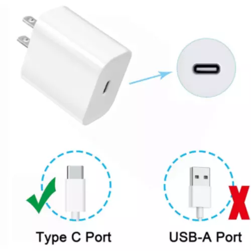 USB-C Portable Charger Adapter Cable For MacBook Laptop Samsung Power Adapter US - Picture 3 of 10