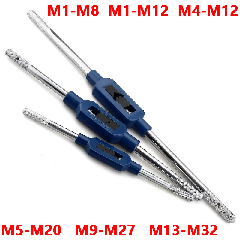 Tap Wrench Adjustable Bar Taps Holder Straight Reamer Tapping Wrench All Model