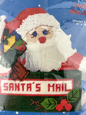 Titan Card Holder Santa's Mail Plastic Canvas Needlecraft Kit 07278 Christmas