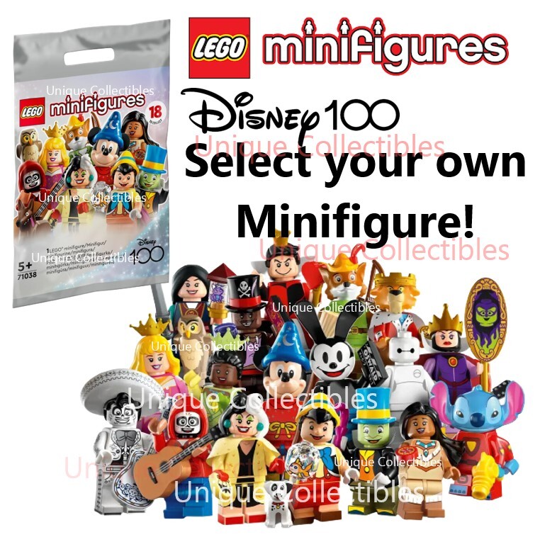 LEGO 71038 Disney 100 Series 3 Minifigures CMF Make your Selection