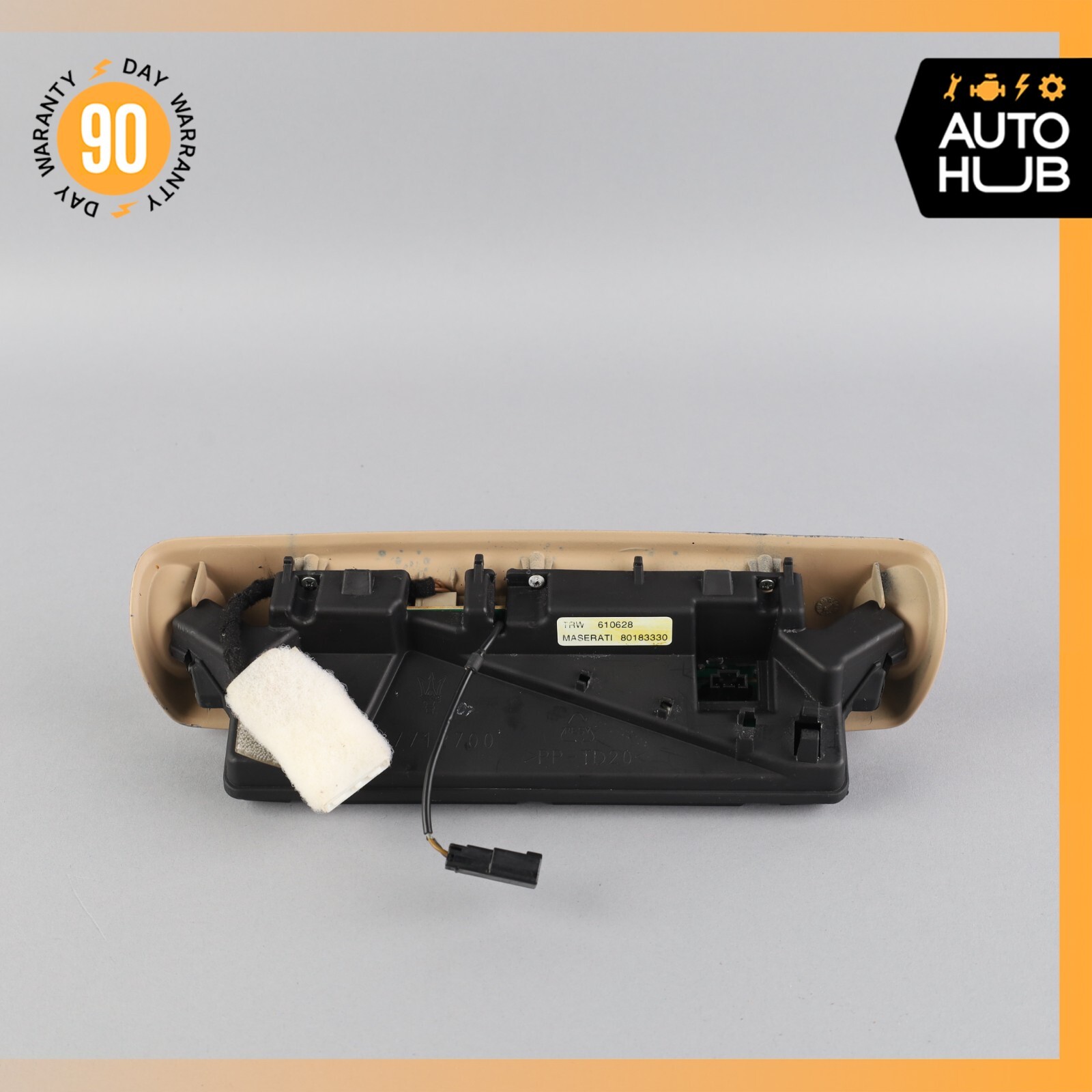 08-10 Maserati GranTurismo M145 Overhead Console Trim Switch OEM