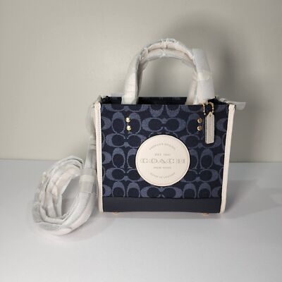 Coach Dempsey Tote 22 In Signature Jacquard With Patch #C8582 | eBay