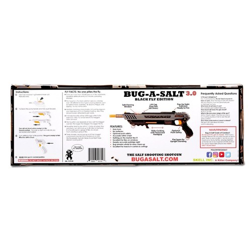 NEW BUG-A-SALT Black Fly 3.0
