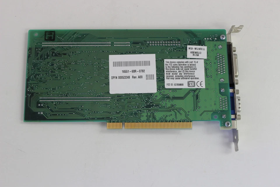DELL 53248 MATROX MGA-MIL/4/DELL PCI VIDEO ADAPTER MGA IS-MGA-2064W-R2 - Image 2 of 3