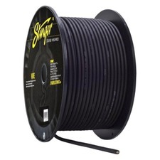 Stinger Pro Series 8 AWG OFC Power Cable Black, Wholesale, 10ft and up, Radio