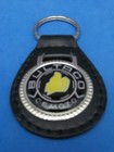 BULTACO BLACK LEATHER KEYRING KEYFOB #278