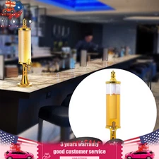 3L Beer Tower Beverage Dispenser Faucet Beverage Drink Dispenser LED Lights US