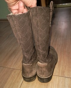 suede boots calf length