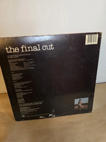 Pink Floyd The Final Cut Vinyl Record LP 33 Album Roger Waters David Gilmour