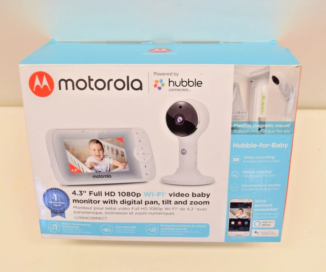 Motorola LUX64 WiFi Baby Monitor - LUX 64Connect - NEW / OPEN BOX!
Opens in a new window or tab