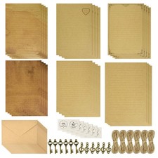 Vintage Stationery Paper and Envelopes Set Writing Letter Paper 24 Sheets