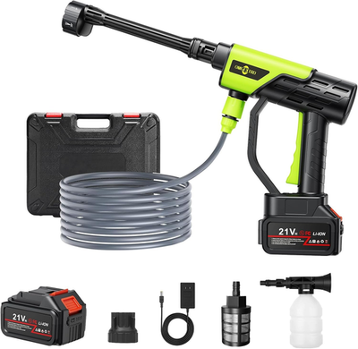 #ad Cordless Power Washer 1100PSI Battery Operated with 6 Nozzles for Versatile Cle $82.99