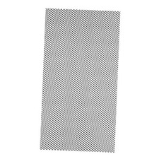 40" L x3" W Universal Car Grill Mesh Diamond Hole Aluminum Mesh 5x8mm 1 Black