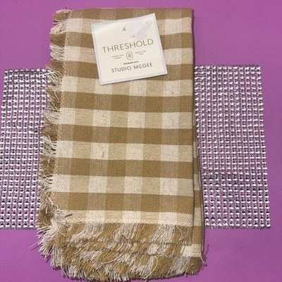 Threshold 100% Cotton Napkins Yellow Gold 4 Pc Square Target Tea Towel Kitchen