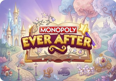 Monopoly Ever After Sticker    4 5 6 STAR STICKER   Golden Blitz