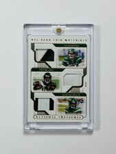 2020 PANINI NATIONAL TREASURES DARNOLD/MIMS/PERINE NFL GEAR TRIO MATERIALS 14/25