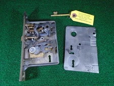 REMANUFACTURED SARGENT 6345 PUSH BUTTON MORTISE LOCK 2 1/2" BS, w/KEY (41016)